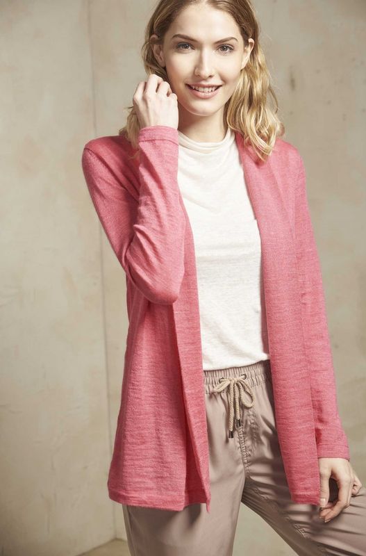 Alpakka cardigan, Salma, rosa