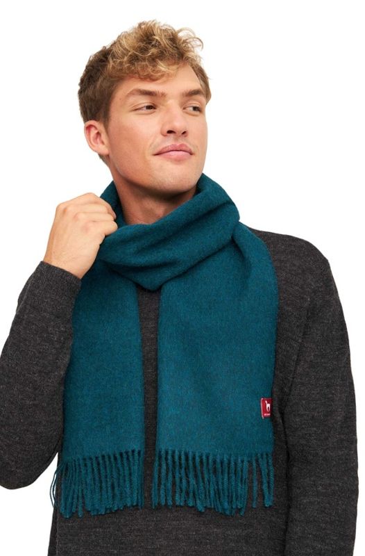 Alpakka skjerf, UNI, Petrol