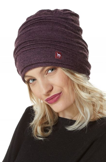 Hovedbilde Alpakka lue, Caminos, aubergine