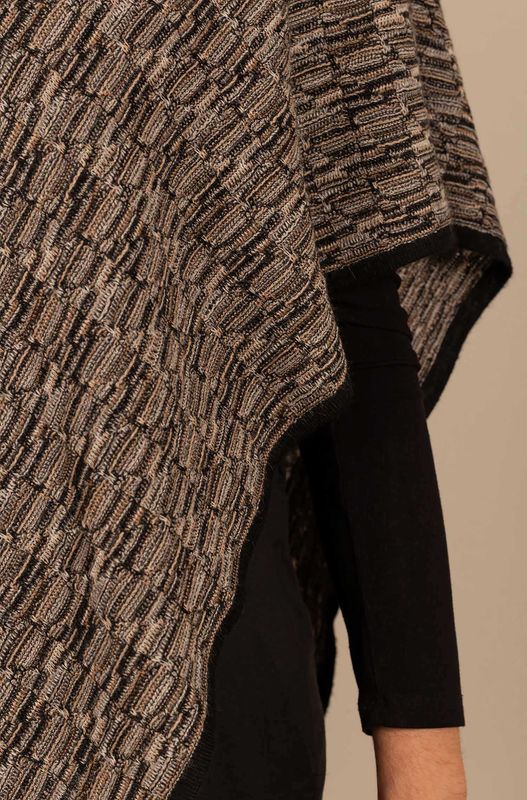 Alpakka poncho, Ucraina, natural