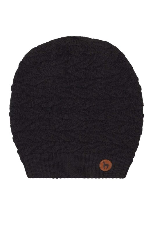 Alpakka lue, BIESEN Beret - Sort