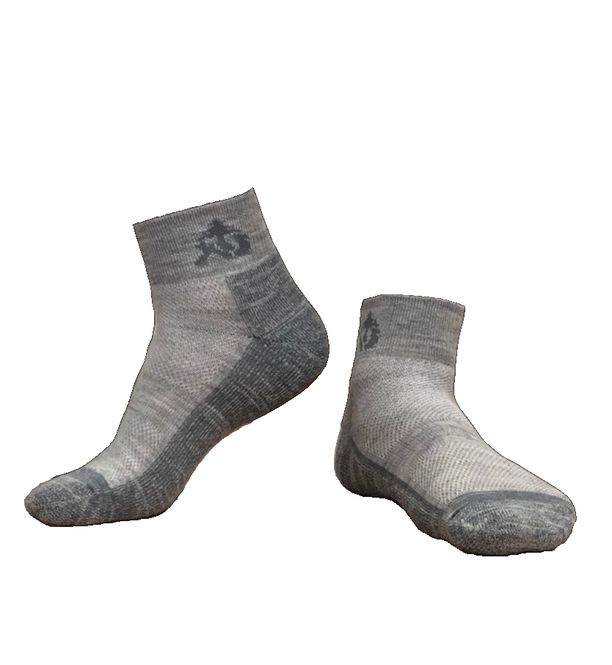 Hovedbilde Alpakka ankelsokk, Grå