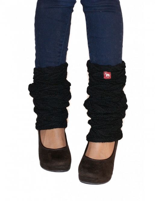 Hovedbilde Alpakka leggvarmer, BIESEN,  sort