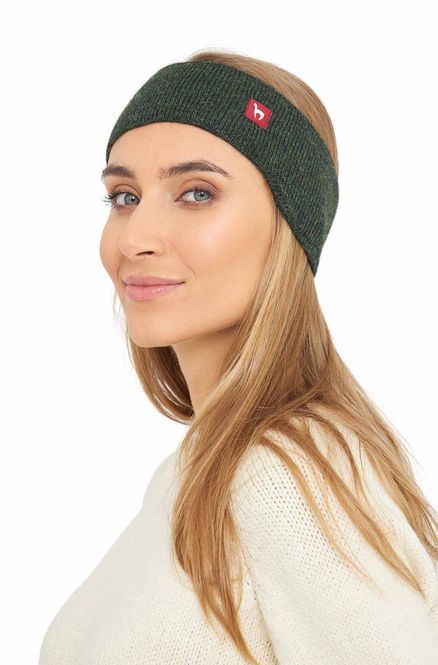 Main Image Alpaca Headband with Ear Warmers - Green